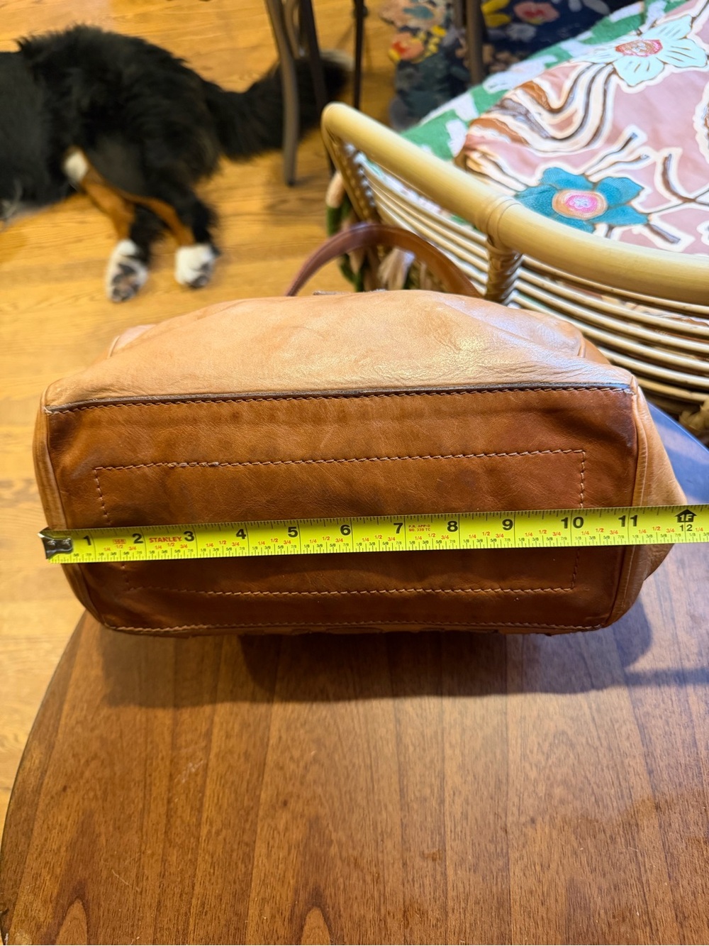 Campomaggi Woven Leather Shoulder Bag in Tan - Picture 12 of 13